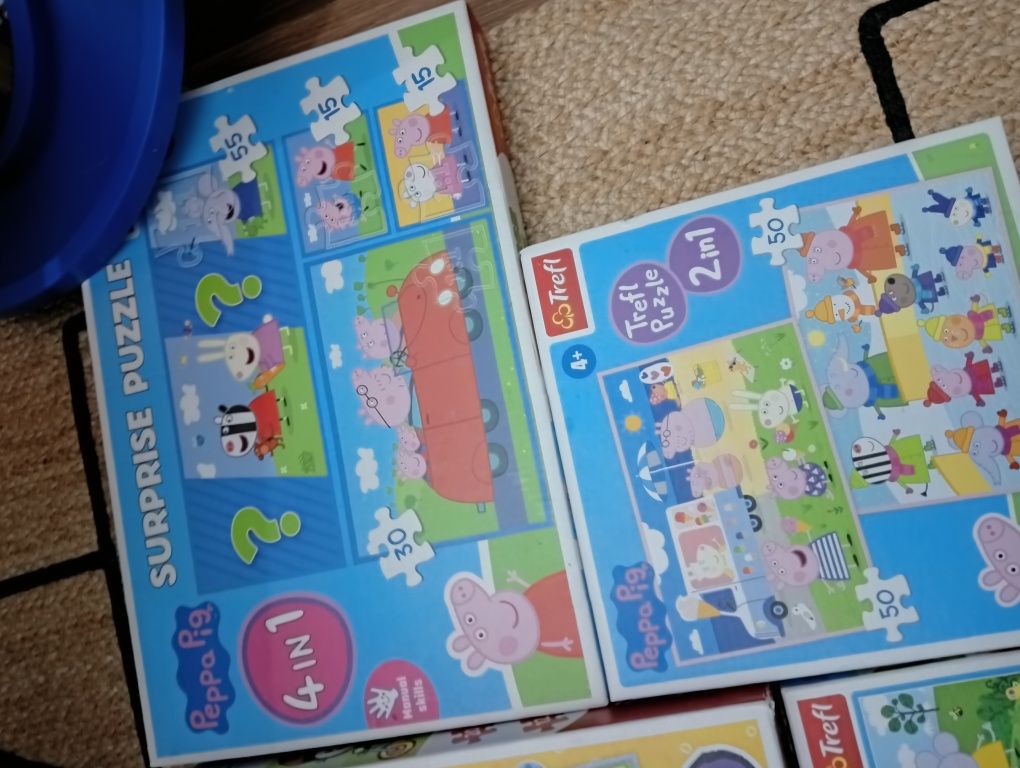 Puzzle trefl 3+ 4+ kici kocia świnka Peppa