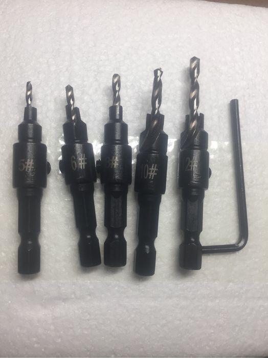 Свердло с потаем мебельный (набор)