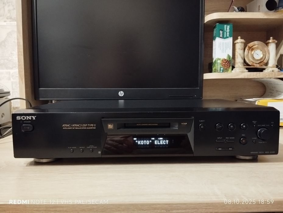 Проигрыватель Минидисков Sony MDS -JE480