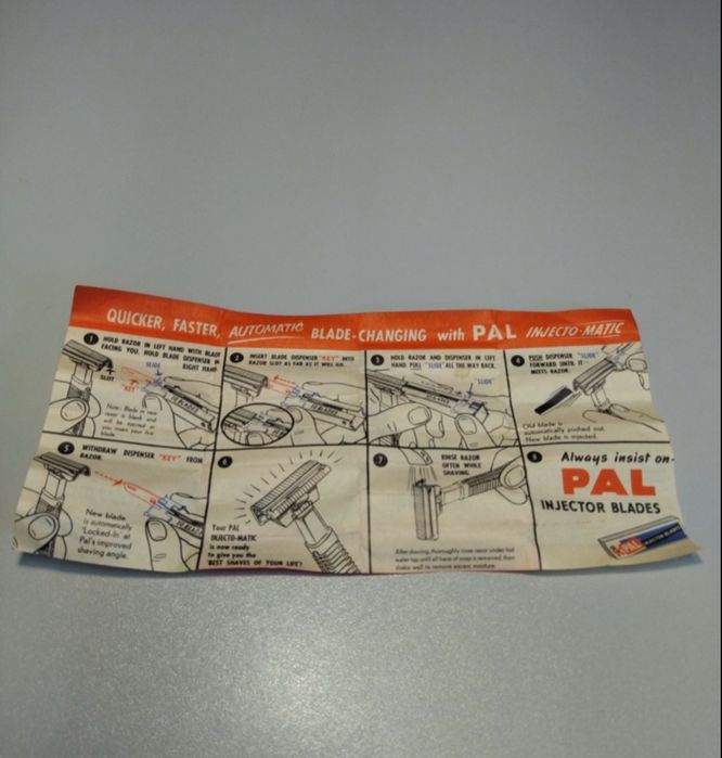 Бритвенный станок  PAL Ingector (США)