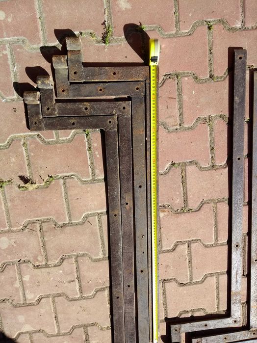 Zawias stalowy ciężki do drzwi garażowych, stodół, bram