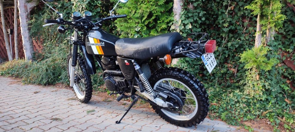 Kawasaki  KL250A Klasyk Scrambler Kick Starter