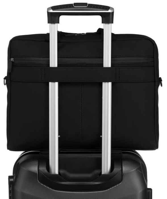 torba na laptopa z syntetycznego materiału - peterson