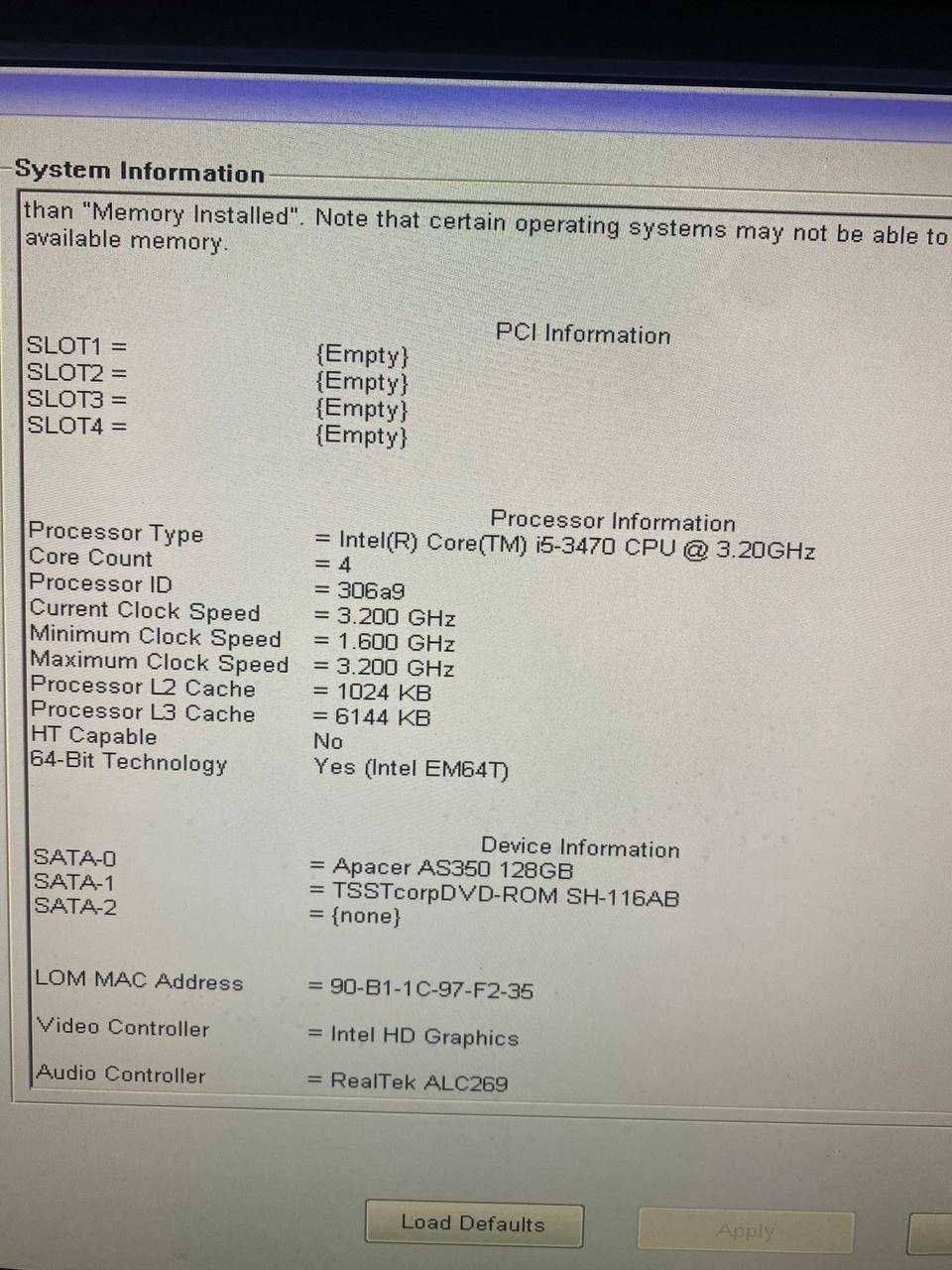 Mini komputer DELL 7010 USFF i5 8GB 120GB SSD W10