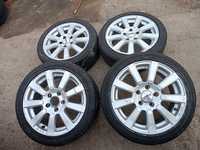 Alufelgi 7Jx16H2 ET45 5x112 Merc Audi Vw Skoda+opony lato 205/45 R16