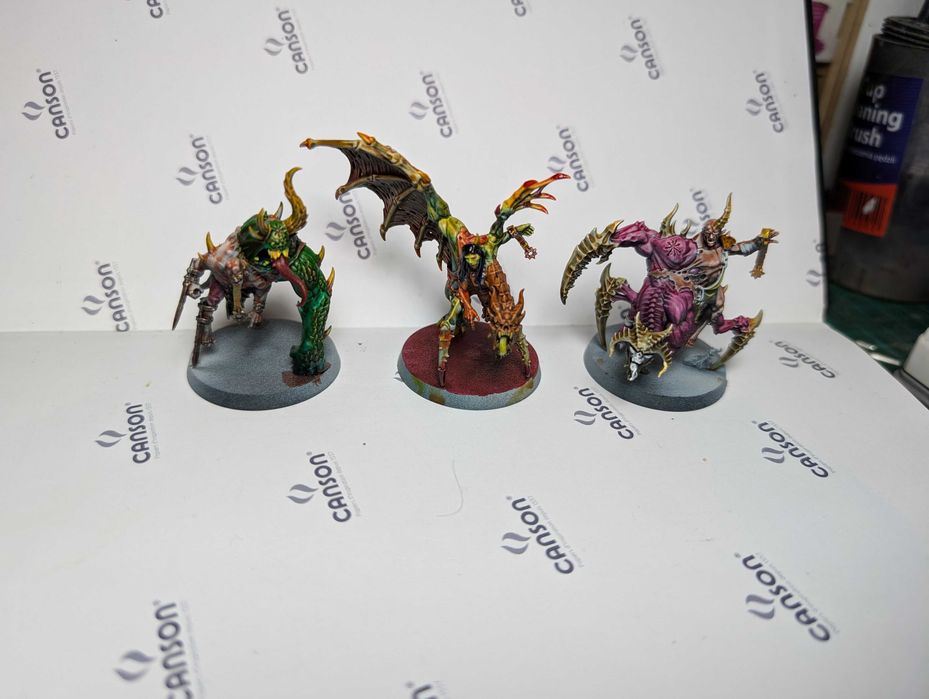 Accursed Cultists - zestaw warhammer 40k, pomalowane/podkład