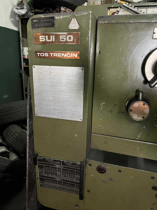 Tokarka uniwersalna TOS Trenčín SUI 50/1000 – Czechosłowacja