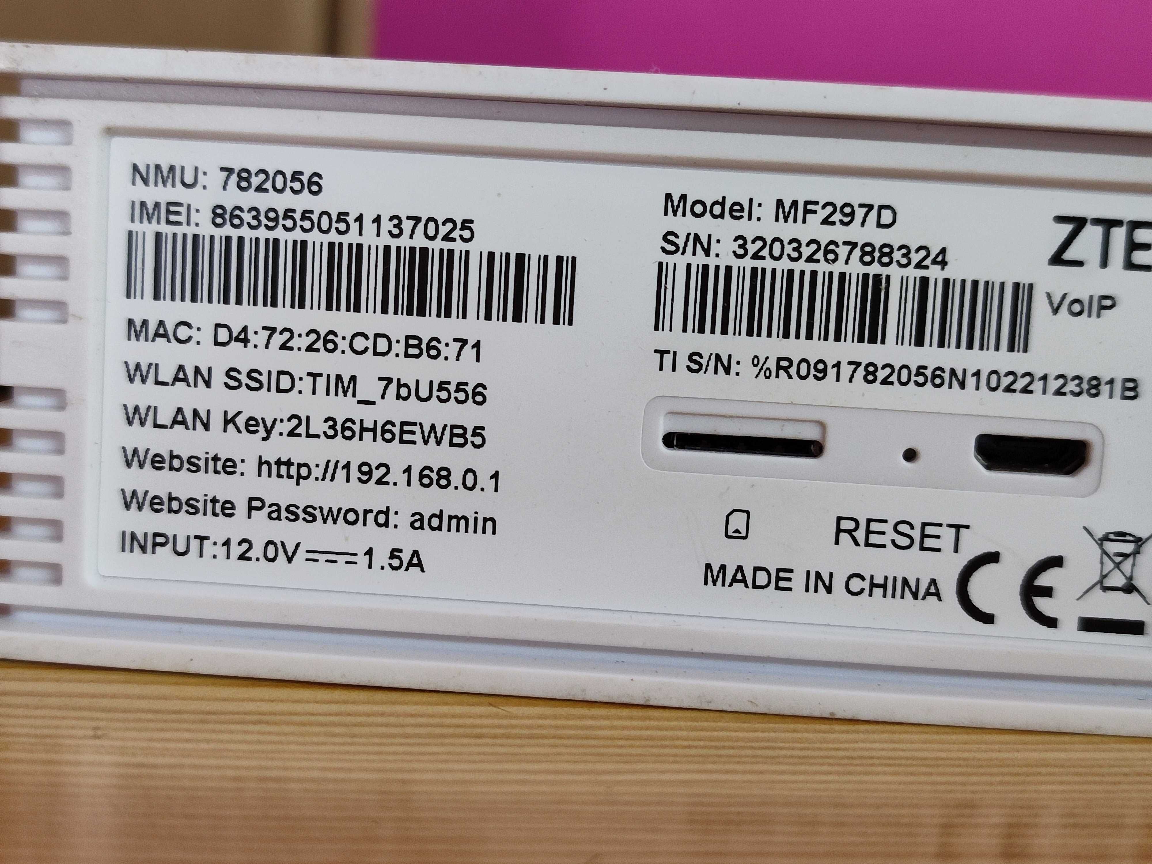 600mbps ZTE MF297D Cat12 - Router.Modem 4G