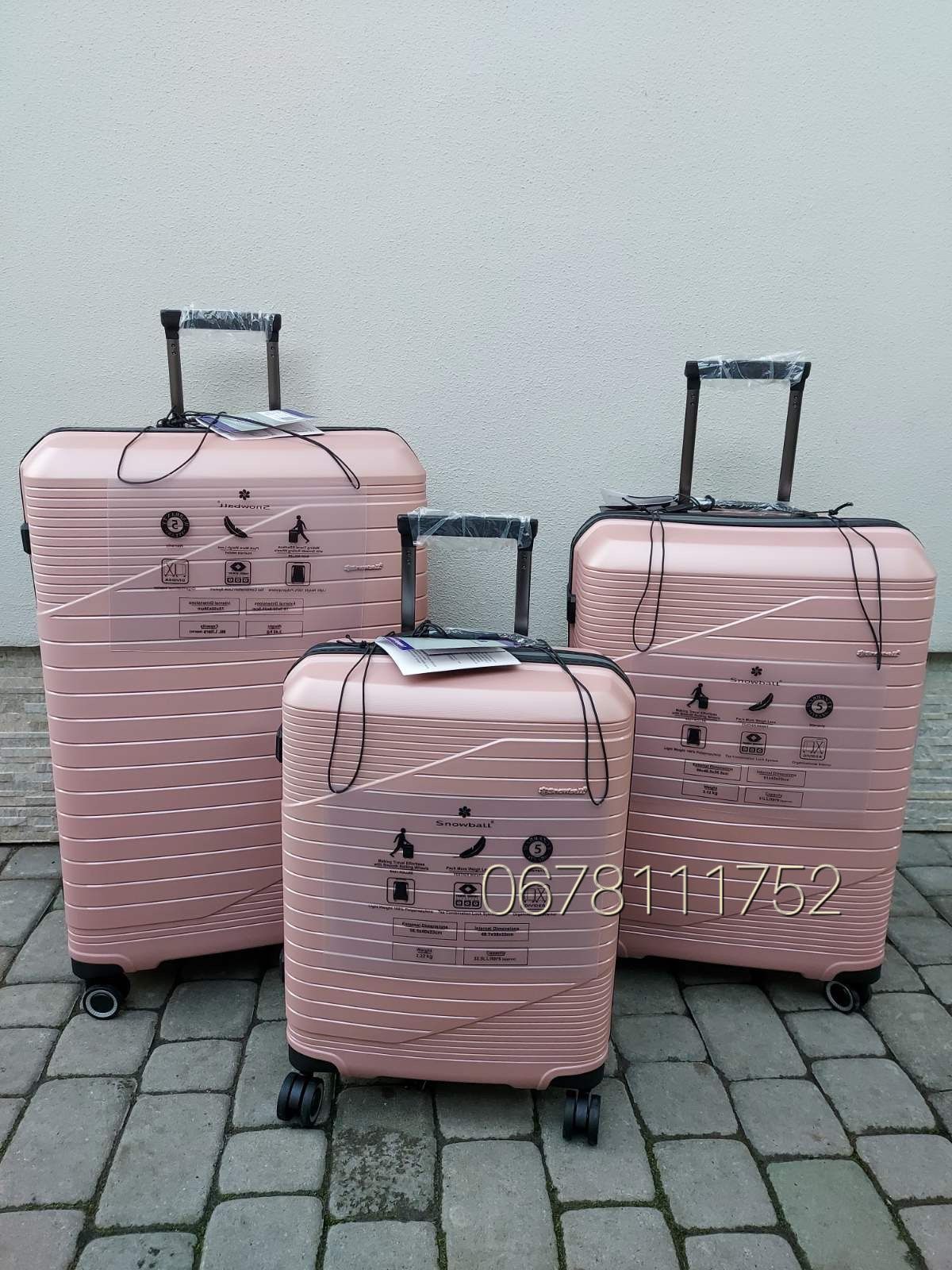 Розмір L Велика SNOWBALL 24103 Франція валізи чемоданы сумки на колеса