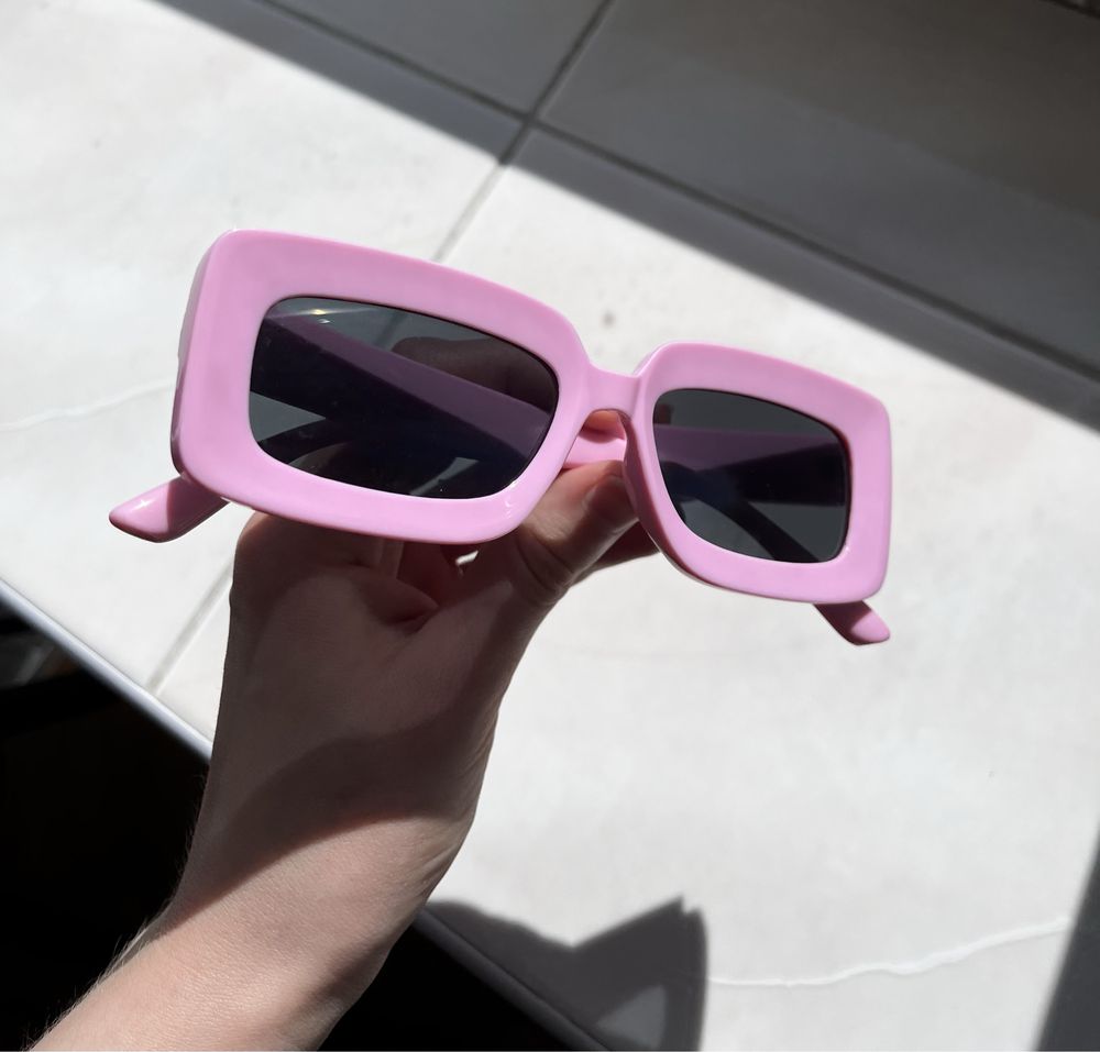 Okulary przeciwsłoneczne różowe