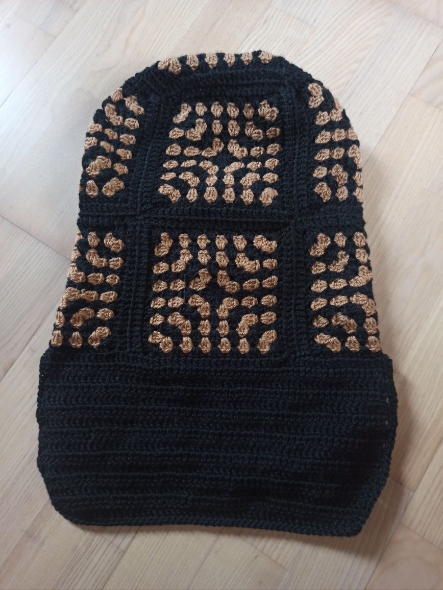 Komplet kapturek balaclava i mitenki