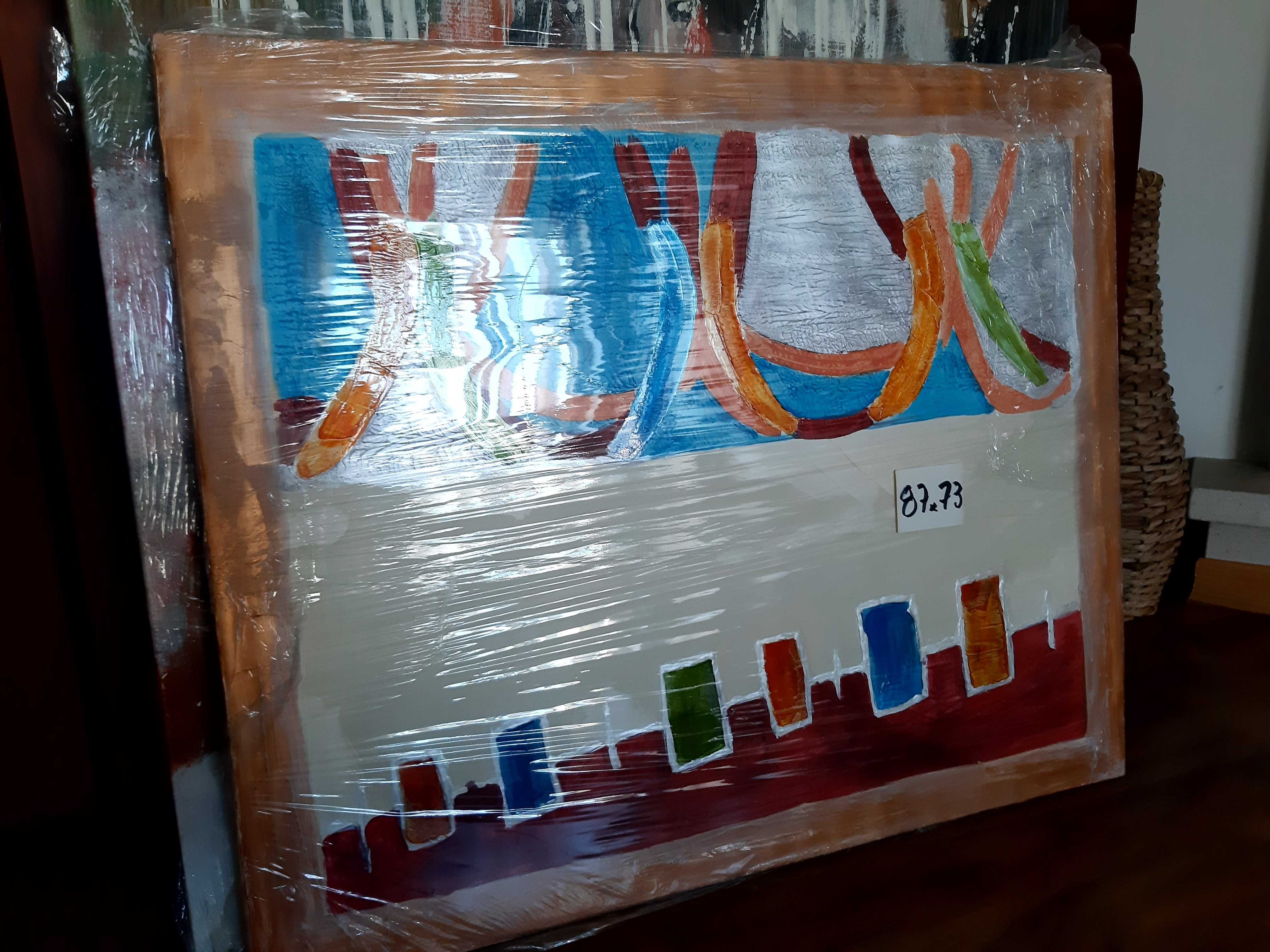 Tela em acrilico 87 × 73
