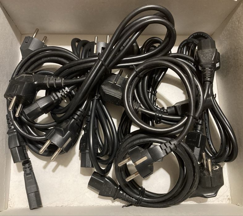 Kabel zasilający do komputera, drukarki, monitora C17 (9 szt)