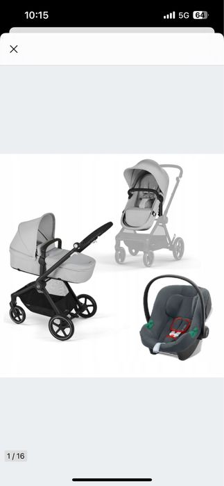 Cybex eos 3w1.