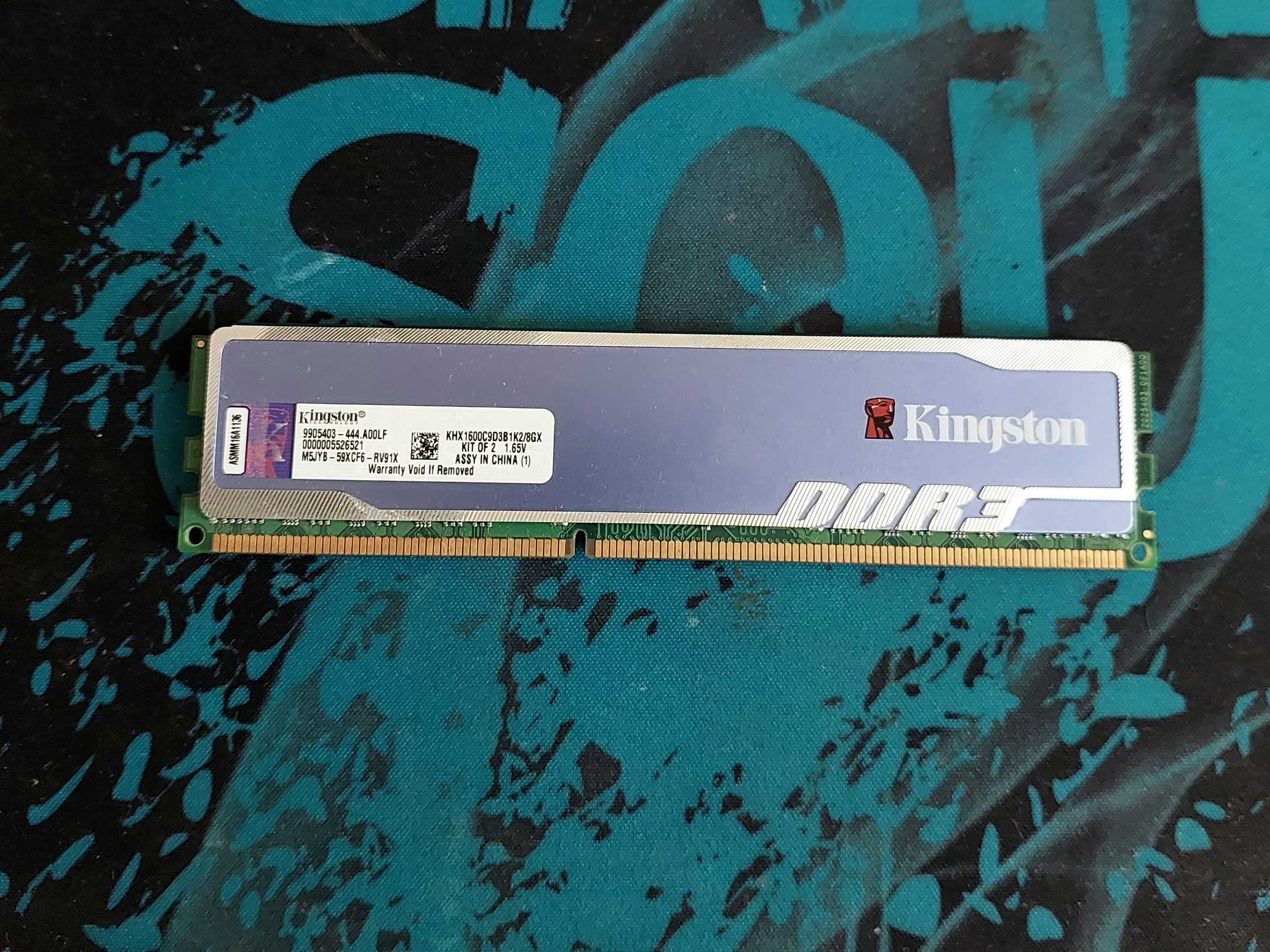 Оперативна пам'ять Kingston ddr3 4 gb (гб) 1333 МГц 16 чіпів
