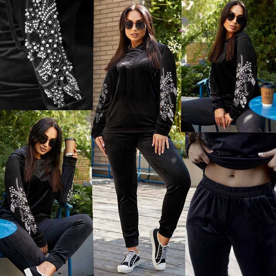 спортивный велюровый костюм pearl de luxe разные цвета