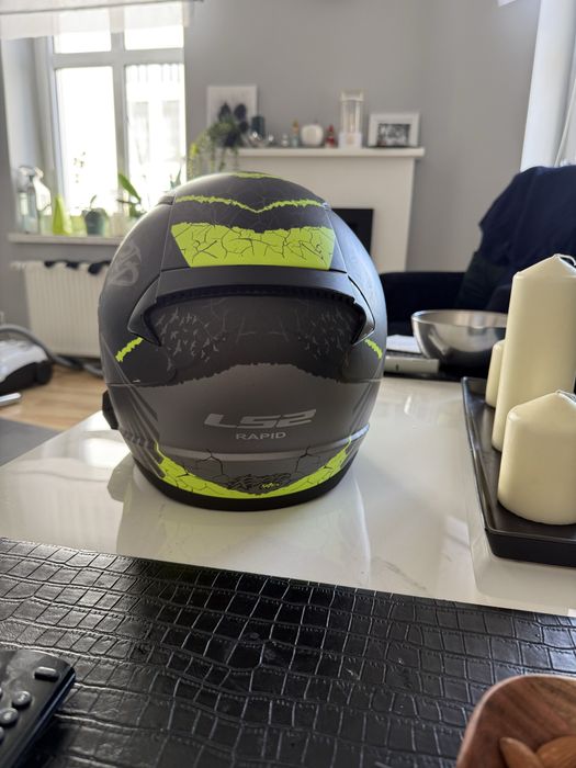 KASK LS2 zielono czarny