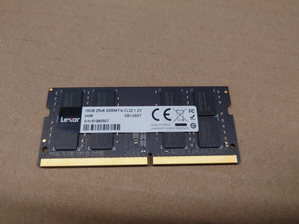 Pamięć RAM DDR4 Lexar 16GB 3200MHz 1.2V