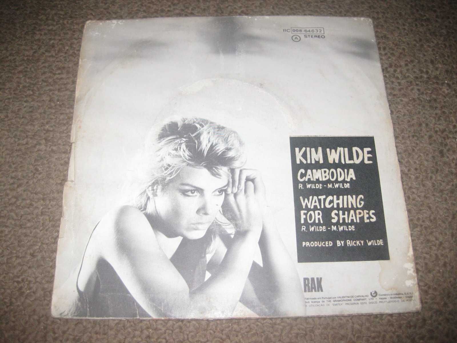 Vinil Single 45 rpm da Kim Wilde "Cambodia"