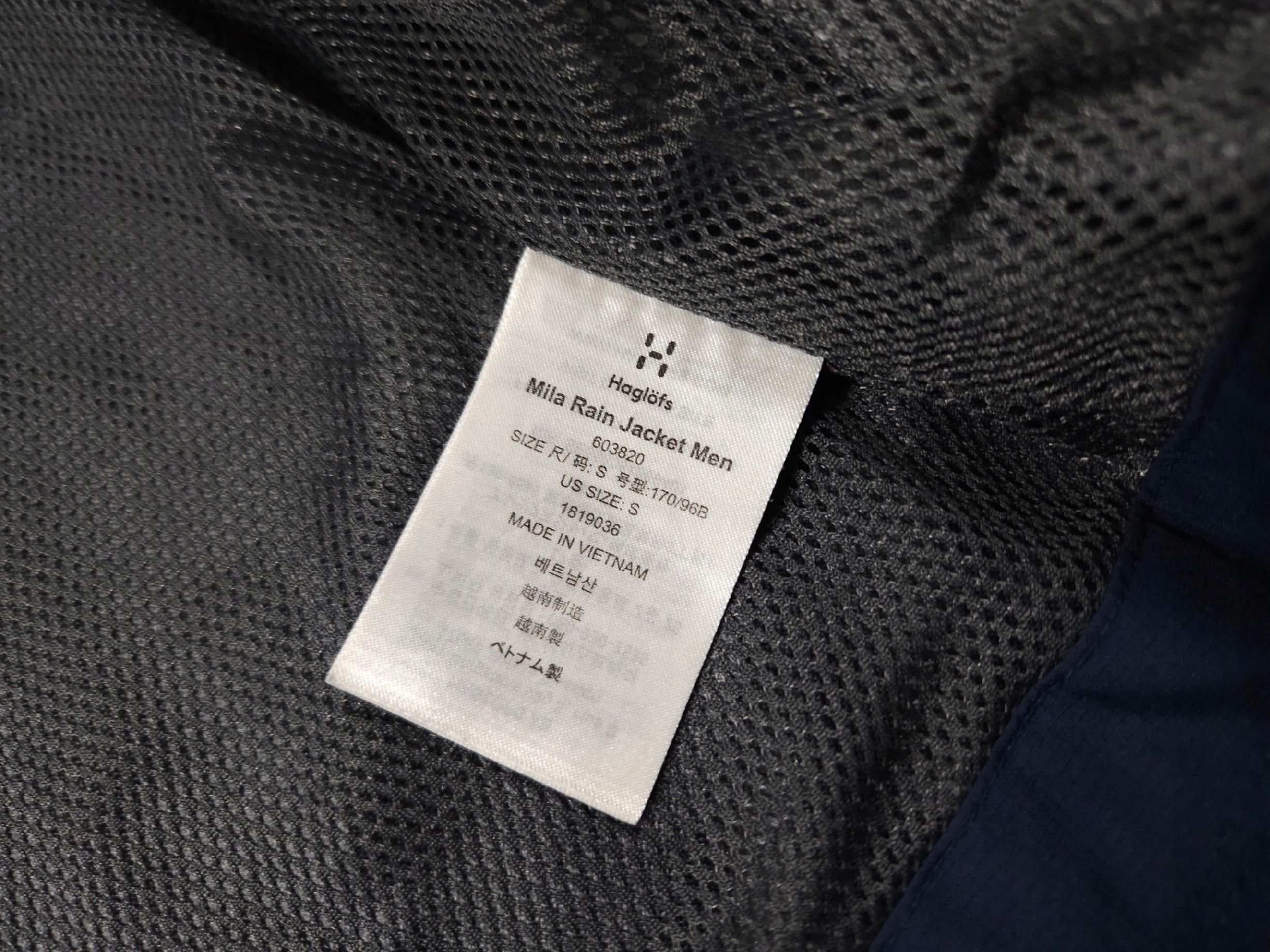 HAGLOFS Mila Rain Kurtka Męska Proof Logowana r. S/M