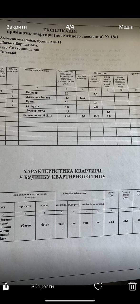 ‼️БЕЗ %‼️ Продам 1 кім квартиру, 32м2 в закритому Клубному будинку