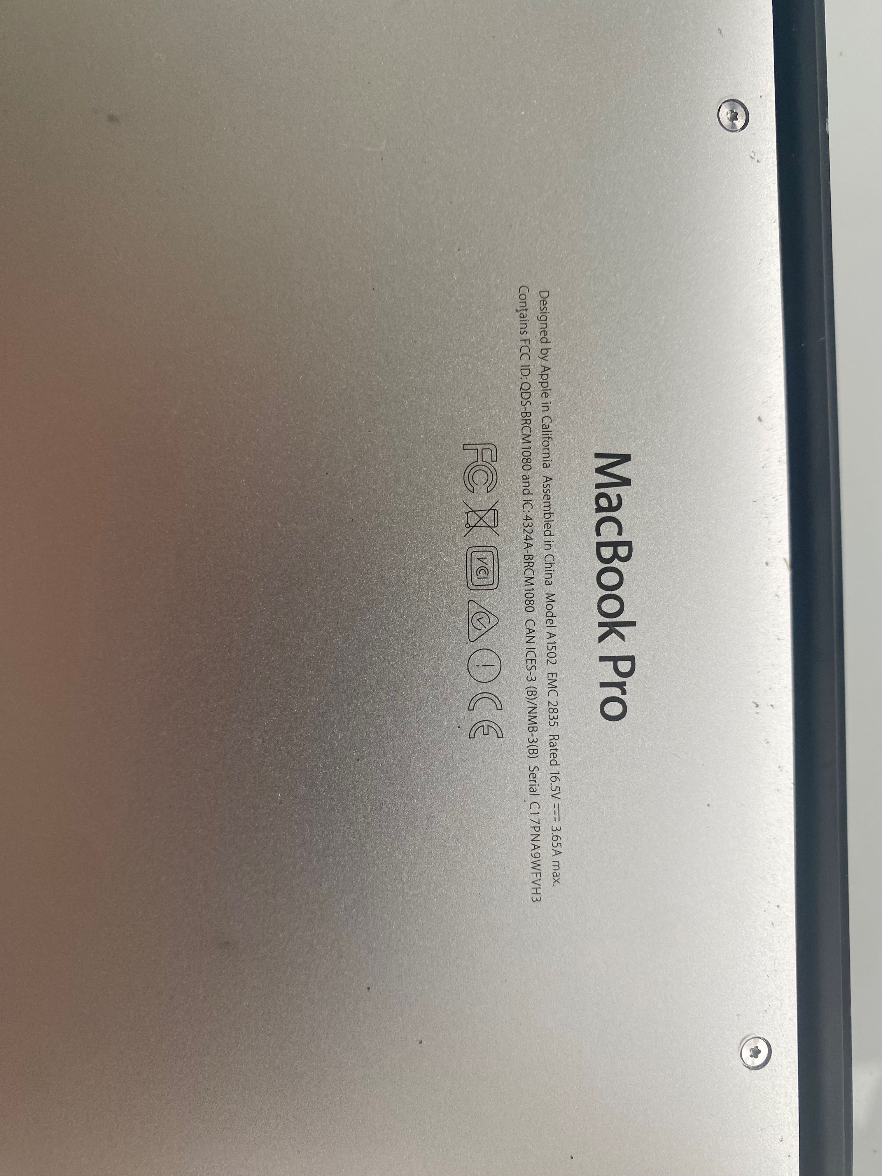 MacBook Pro retina13/2015/8Gb/i5