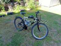 rower z silnikiem spalinowym