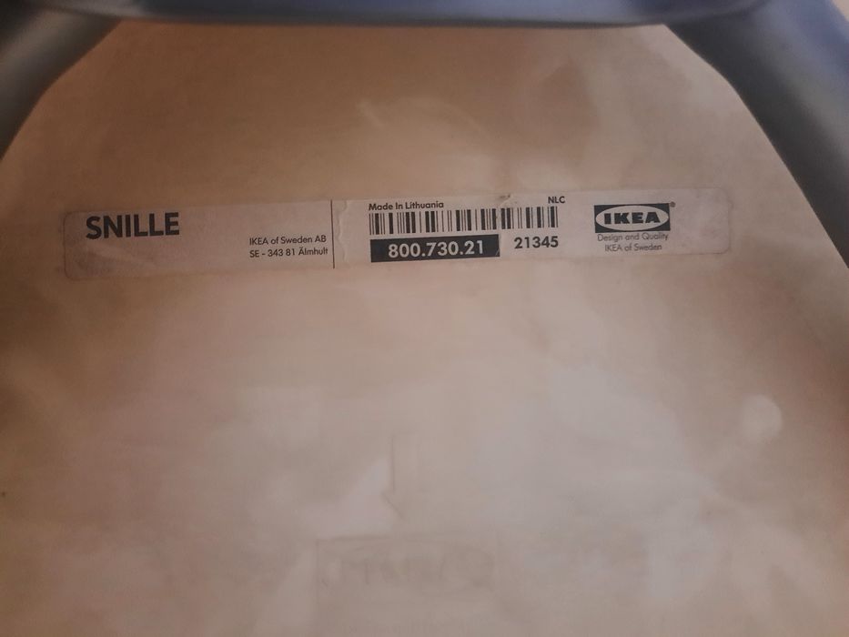 krzesło do biurka, fotel biurowy SNILLE Ikea