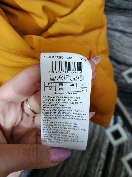 Куртка,пальто,парка деми,(евро зима)Бренд Hallhuber.Размер S-M(42-44