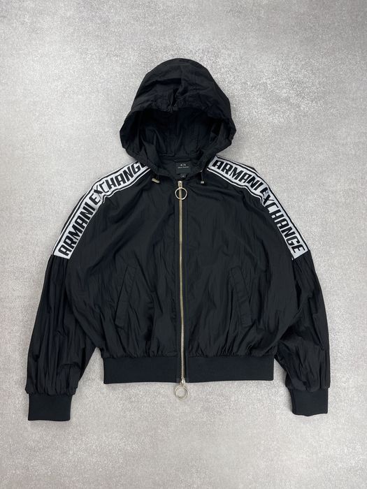 Armani exchange nylon winbreaker jacket вітровка куртка