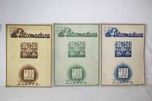 3 Boletins da Junta Provincia Estremadura - Lisboa - 1938/ 1939/ 1940