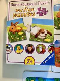 Puzzle ravensburger 9x2 pierwsze puzzle