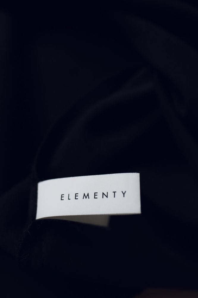 Elementy wear Czarny top oversize