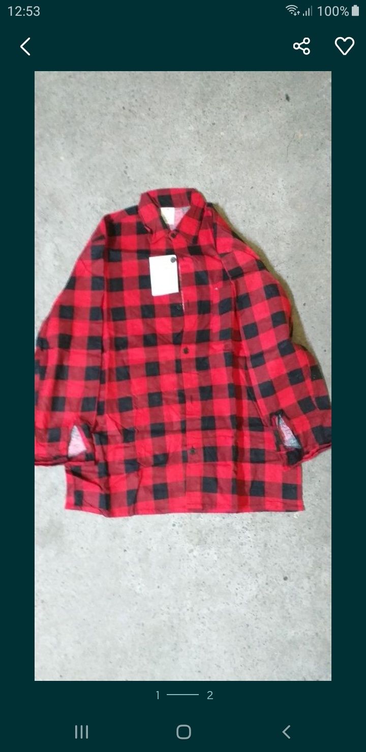Koszula flanelka flanelowa