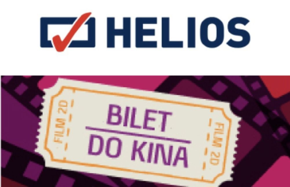 Helios bilet do kina KOD VOUCHER Ważny 31.03.2026