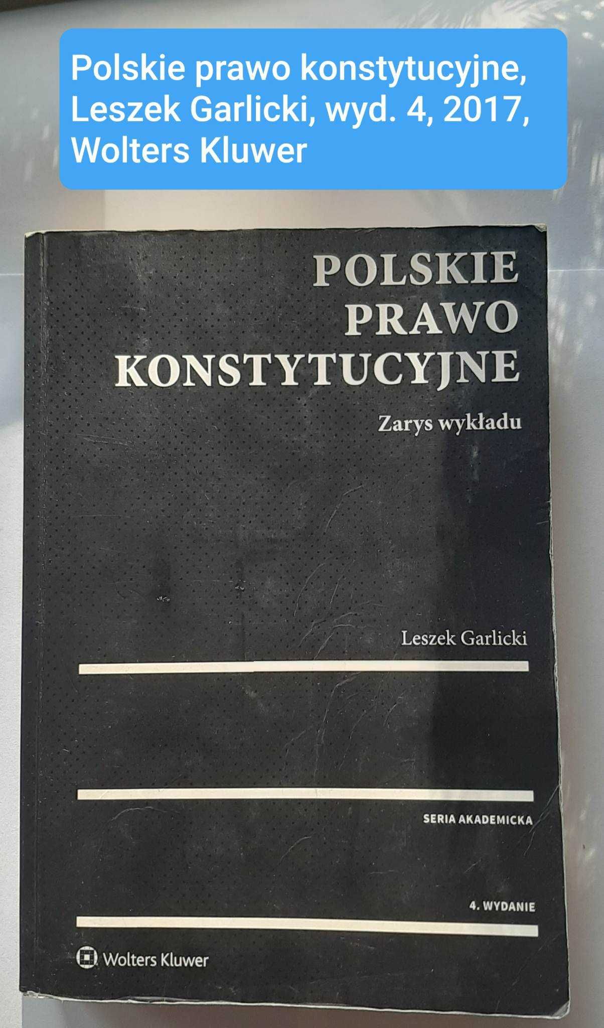 Polskie prawo konstytucyjne, L. Garlicki wyd. 4