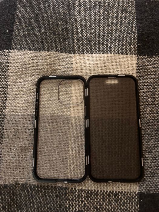 Магнітний кейс , бампер для захисту iphone /15 Pro Max/Ultra-Black