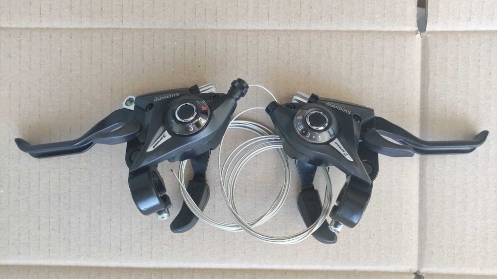 Моноблоки 3*7/3*8ск Shimano ST-EF51 переключатели на электровелосипед