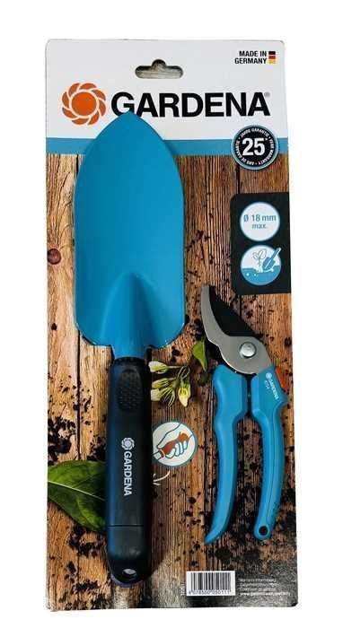 Zestaw Gardena Łopatka Do Kwiatów 8950-20 + Sekator Ogrodowy 8754-20