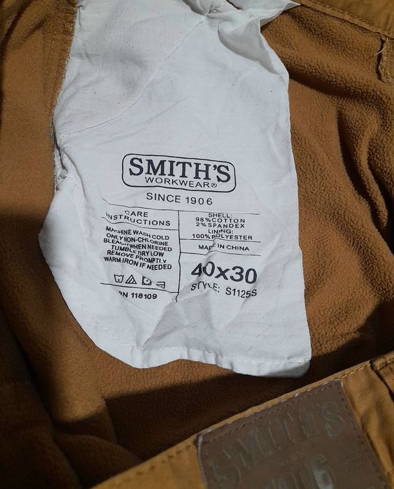 Мужские зимние штаны, тёплые штаны на флисовой подкладке W40