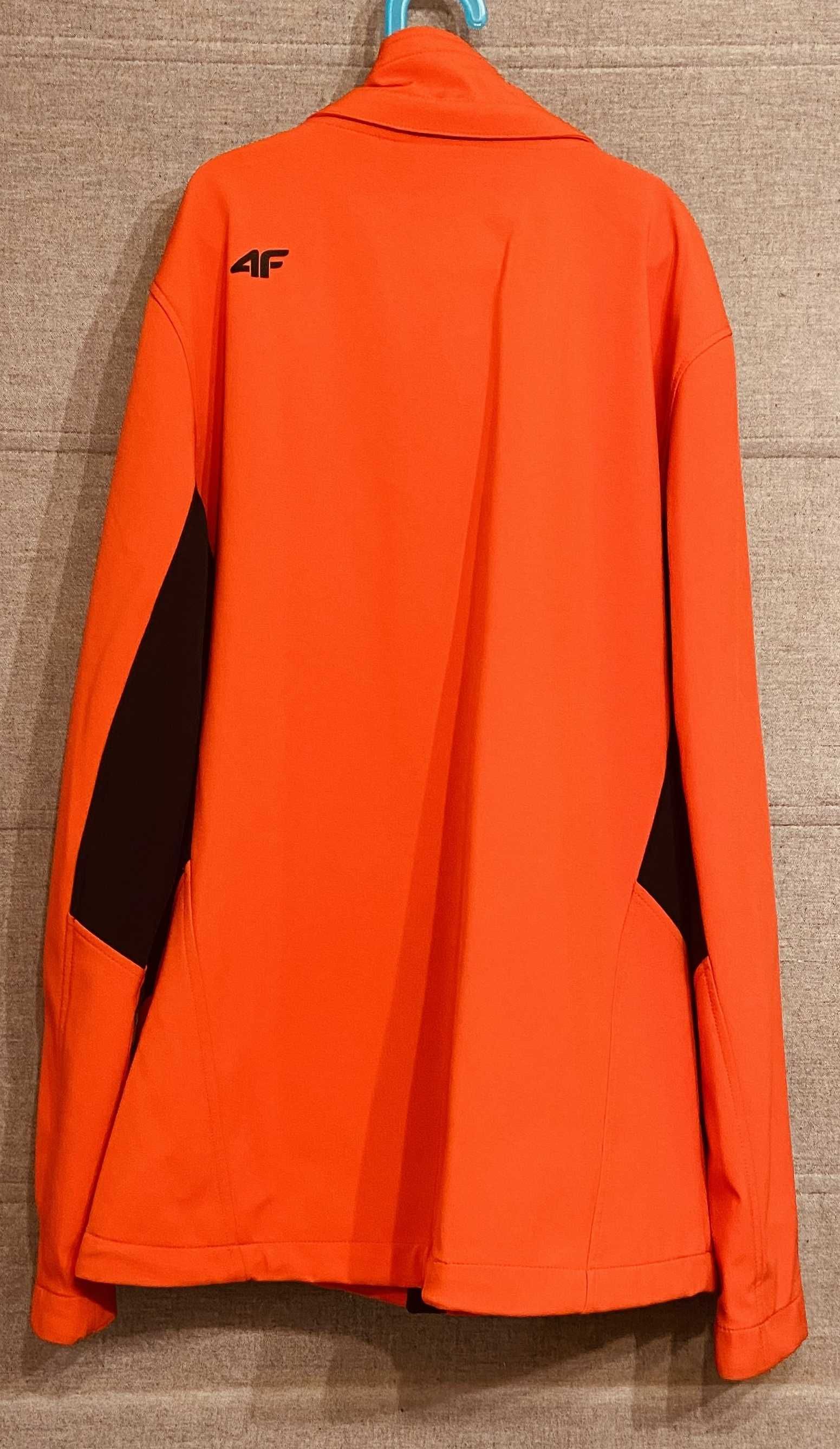 Czerwony SOFTSHELL MĘSKI 4F SFM203 AW19 rozmiar M