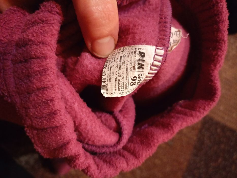 Spodnie dresowe polarowe rozmiar 98cm