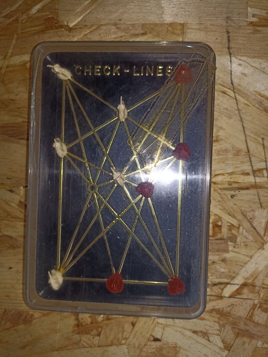 Stara vintage gra ,,Tri-ang Game" ,,Check Linea" z lat szesdziesiątych