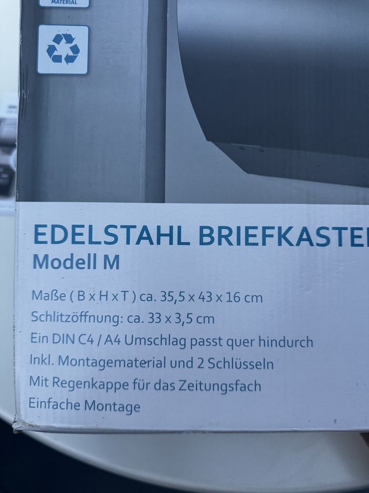 Zewnętrzna skrzynka na listy