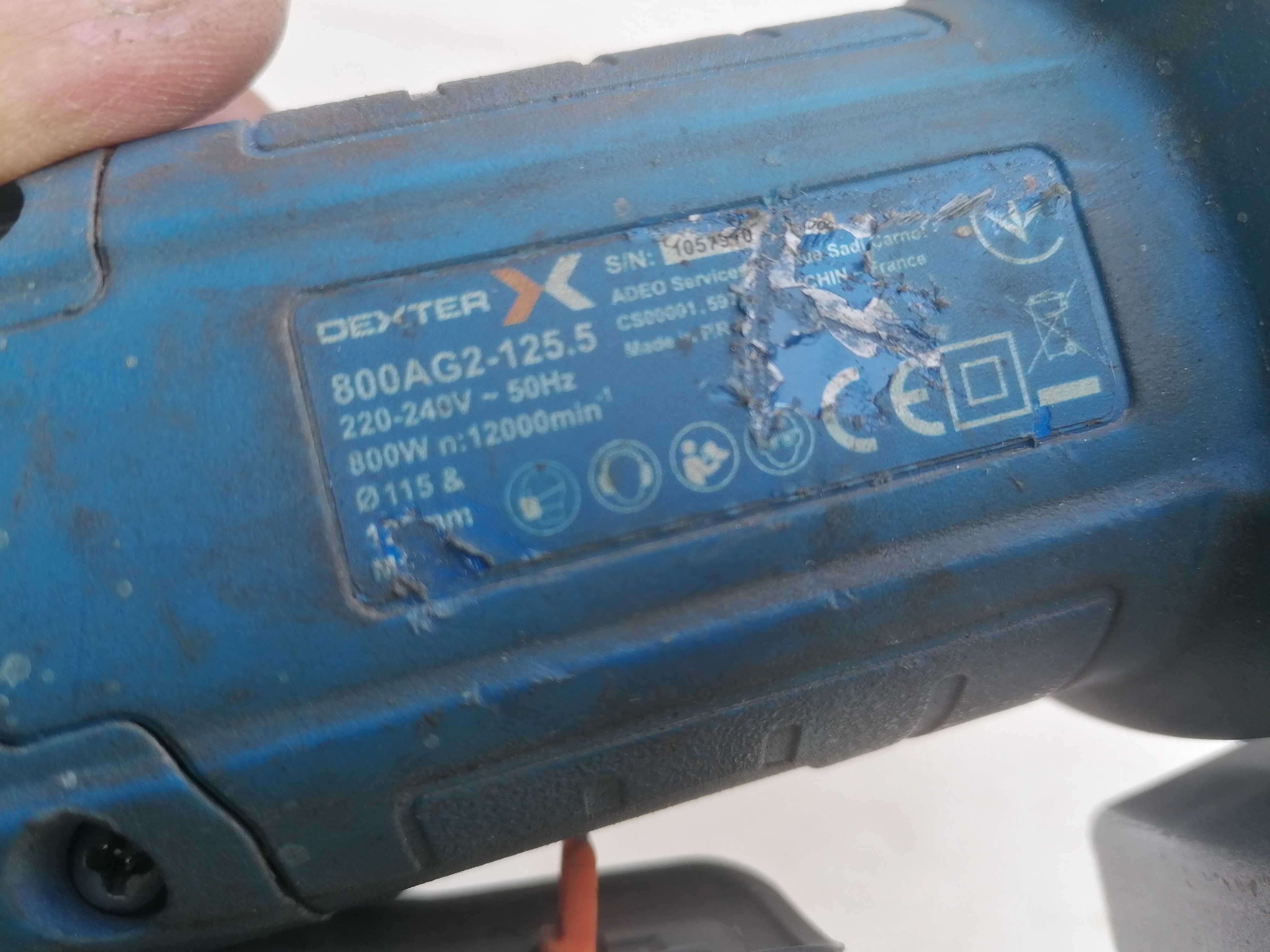 Szlifierka kątowa 800W dexter