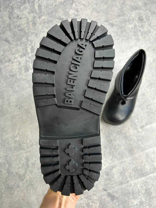 BALENCIAGA Alaska Ski Boots Leather Black ботинки буты черные чорні