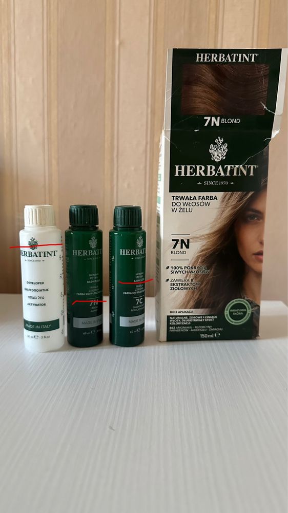 Фарба для волосся Herbatint 7N 7C
