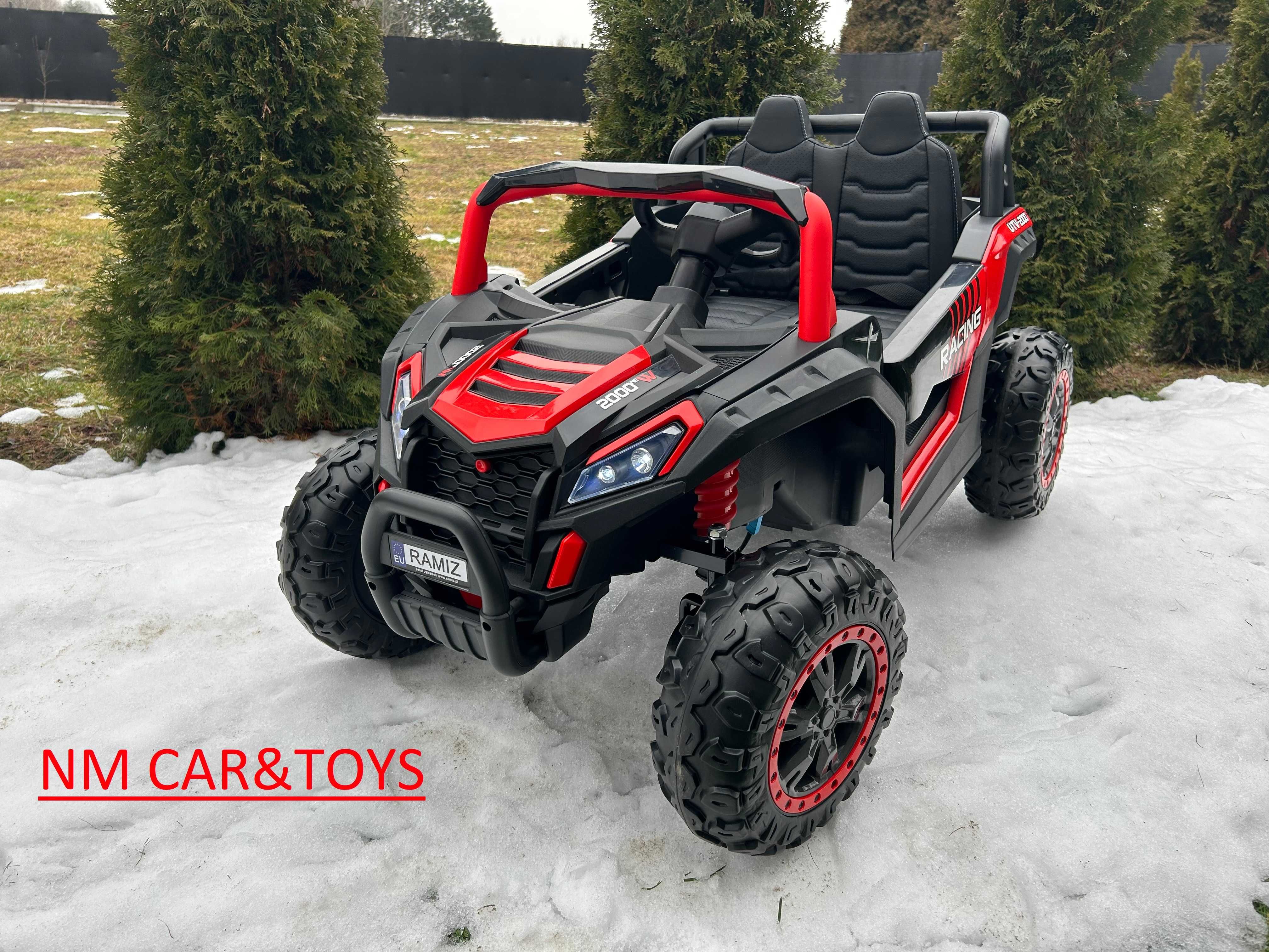 Auto na akumulator 4x4 Buggy UTV 2000M Pojazd samochód Pilot