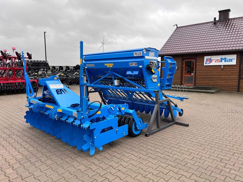 Siewnik Zbożowy Agregat Zestaw Uprawowo-Siewny EURO-MASZ 3m talerzowy
