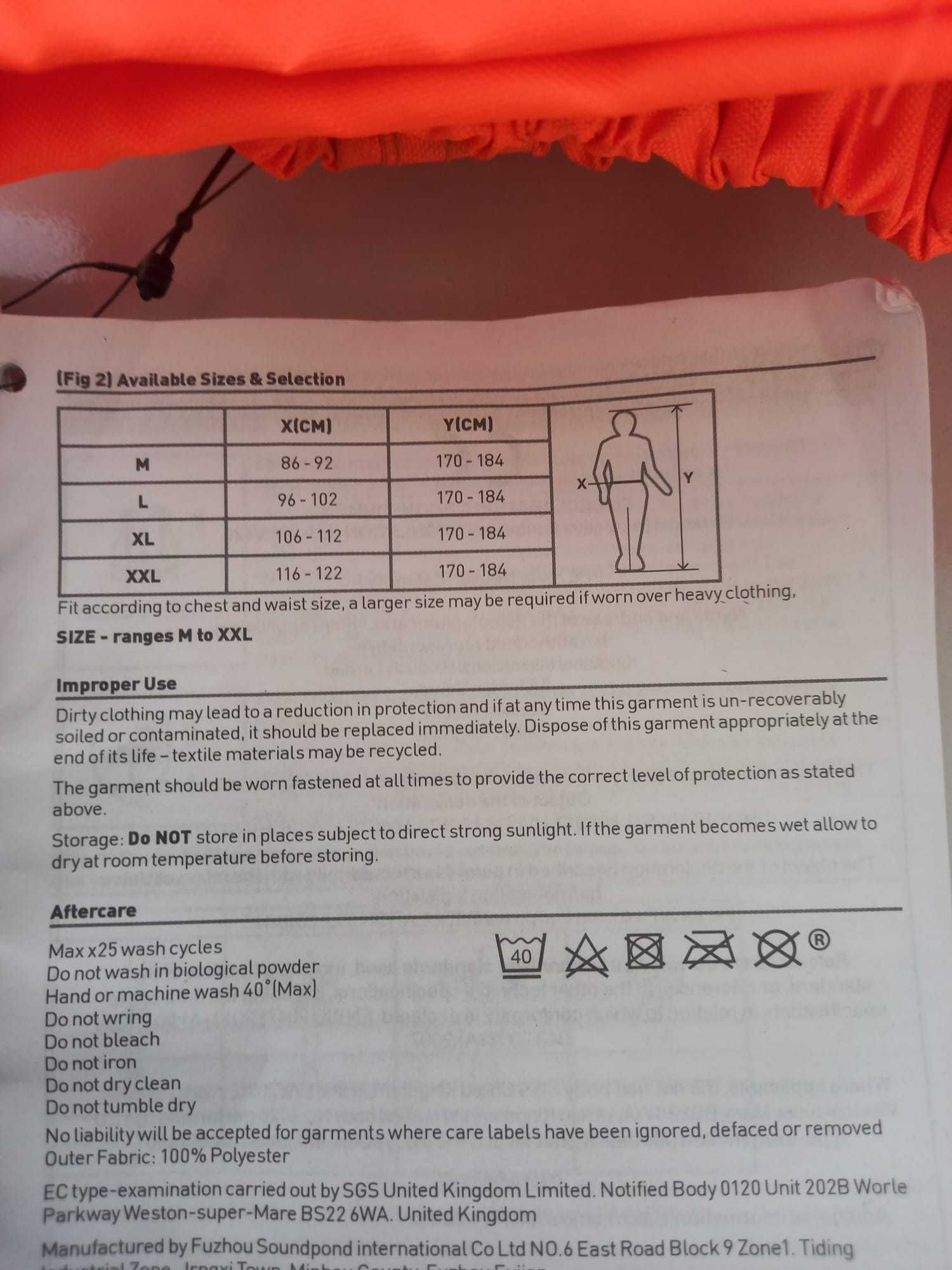 Spodnie Robocze Ostrzegawcze Wodoodporne Orange Pomarańczowe L